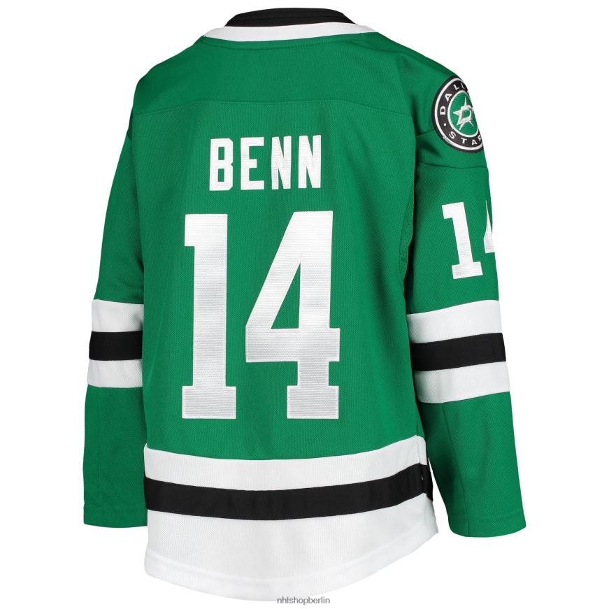 Jugend NHL Dallas Stars Jamie Benn Kelly Green Home-Premier-Spieler-Trikot Kleidung BF680T602