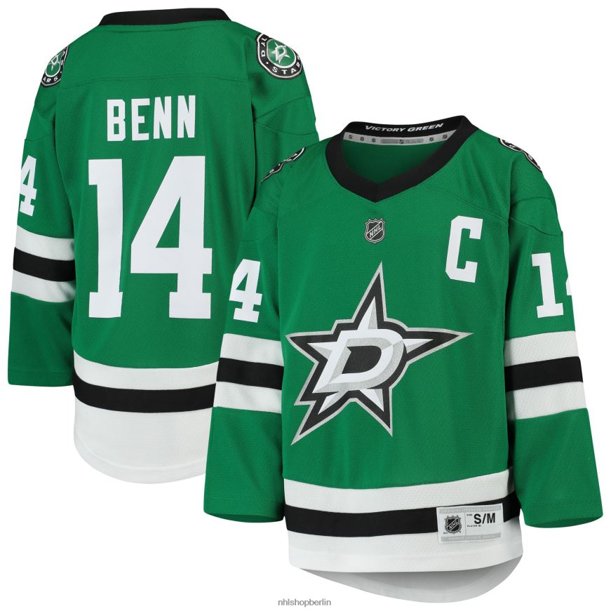 Jugend NHL Dallas Stars Jamie Benn Kelly Green Replika-Heimspielertrikot Kleidung BF680T443