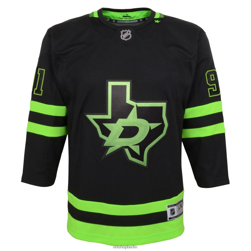 Jugend NHL Dallas Stars Tyler Seguin Schwarzes 2020/21 alternatives Premier-Spieler-Trikot Kleidung BF680T987