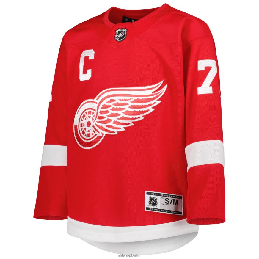 Jugend NHL Detroit Red Wings Dylan Larkin Rotes Home-Premier-Spieler-Trikot Kleidung BF680T273