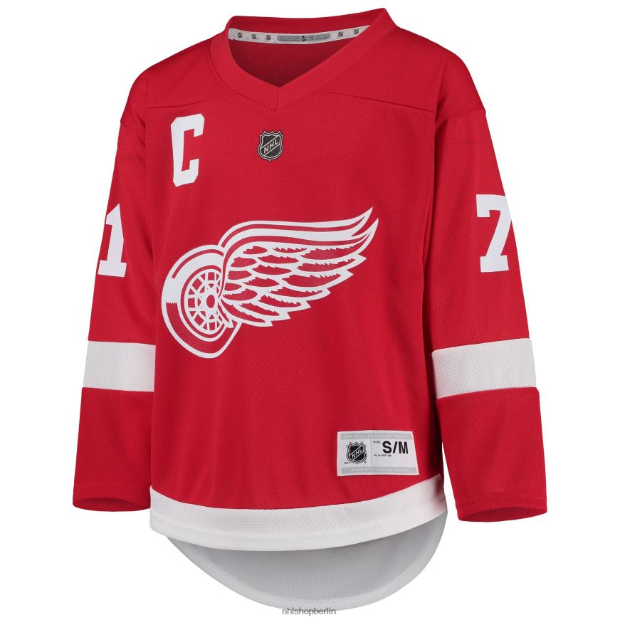 Jugend NHL Detroit Red Wings Dylan Larkin Rotes Replika-Heimspielertrikot Kleidung BF680T296