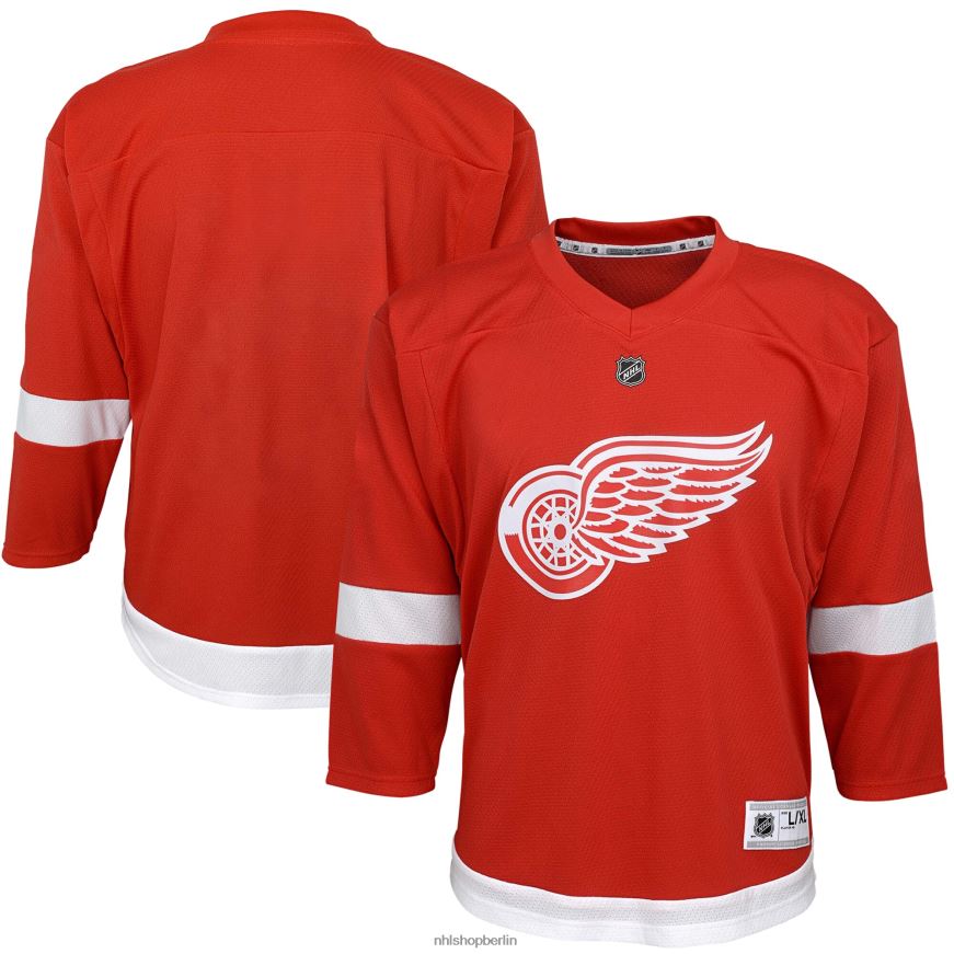 Jugend NHL Detroit Red Wings Red Home Replica Blanko-Trikot Kleidung BF680T782