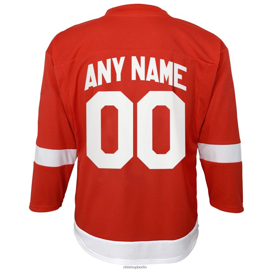 Jugend NHL Detroit Red Wings rotes Home-Replica-Trikot nach Maß Kleidung BF680T373