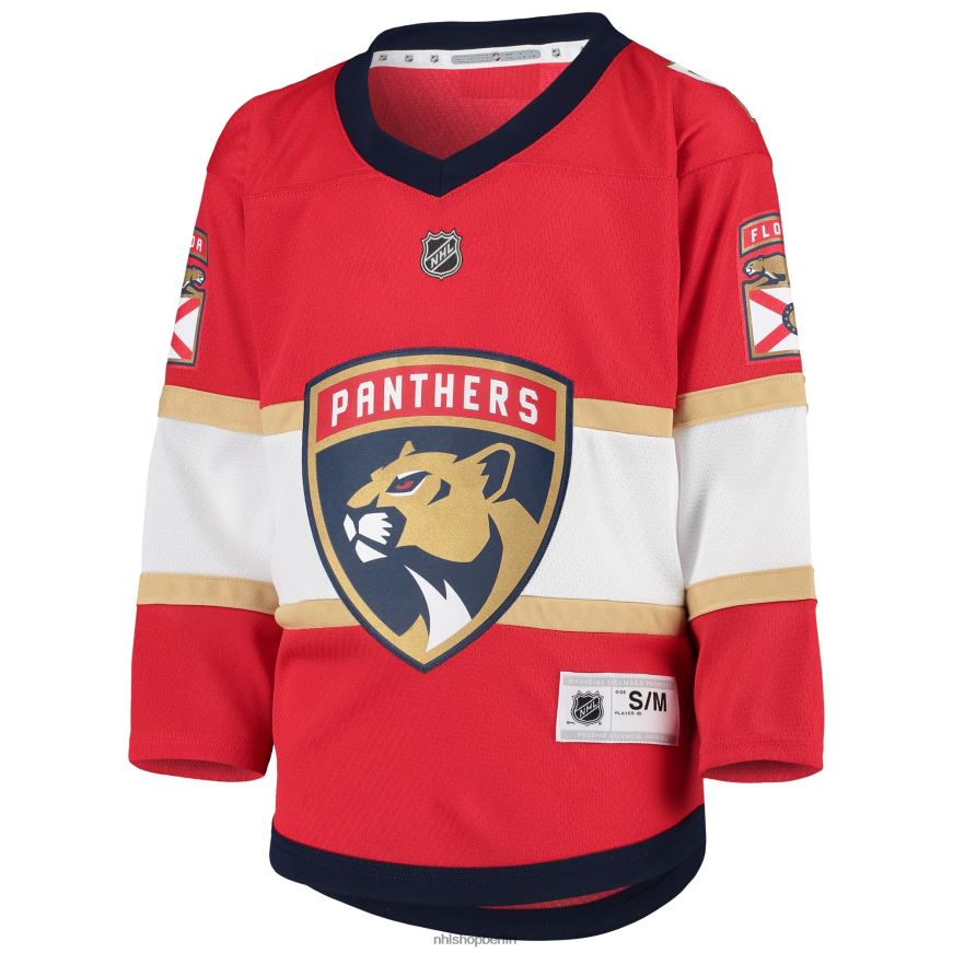 Jugend NHL Florida Panthers Aaron Ekblad rotes Heim-Replika-Spielertrikot Kleidung BF680T659