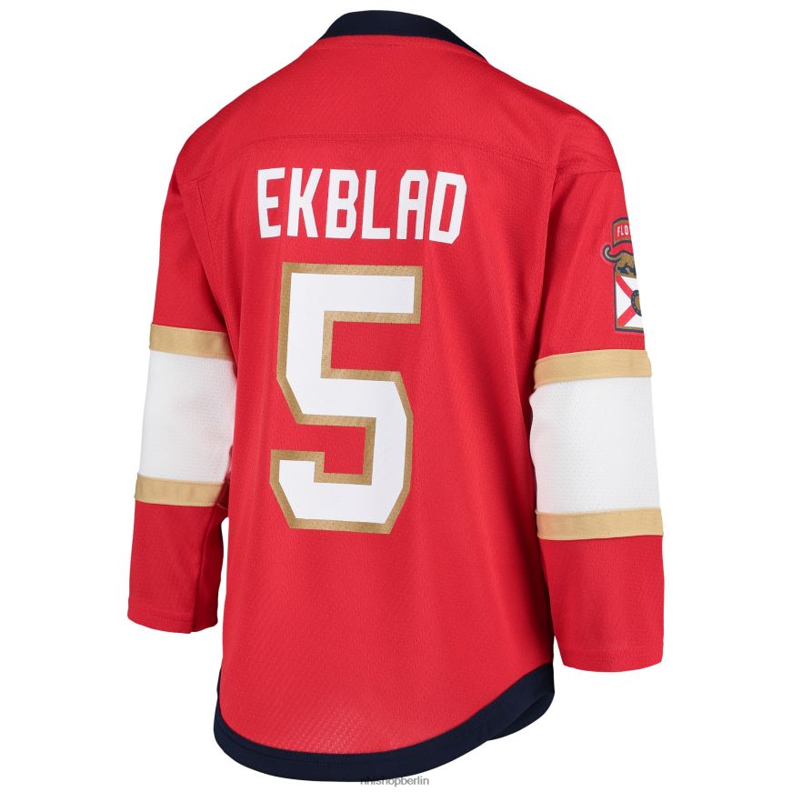 Jugend NHL Florida Panthers Aaron Ekblad rotes Heim-Replika-Spielertrikot Kleidung BF680T659