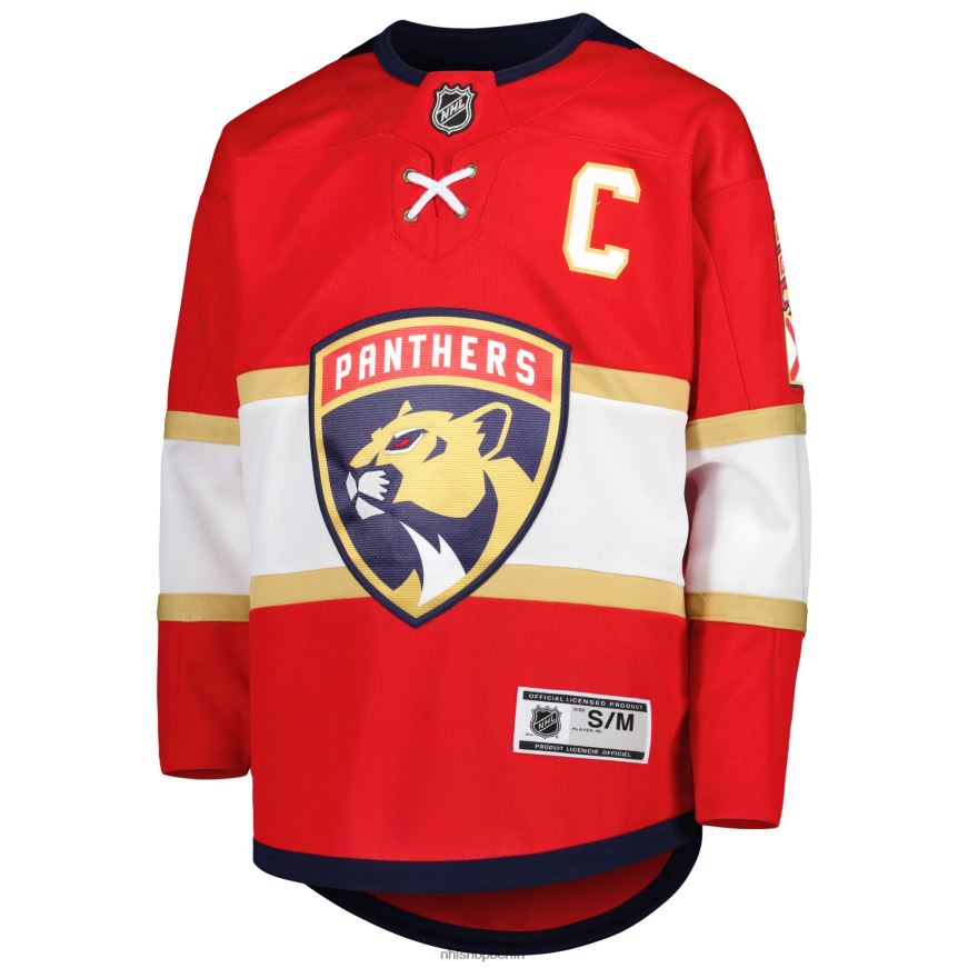 Jugend NHL Florida Panthers Aleksander Barkov rotes Premier-Spieler-Heimtrikot Kleidung BF680T665