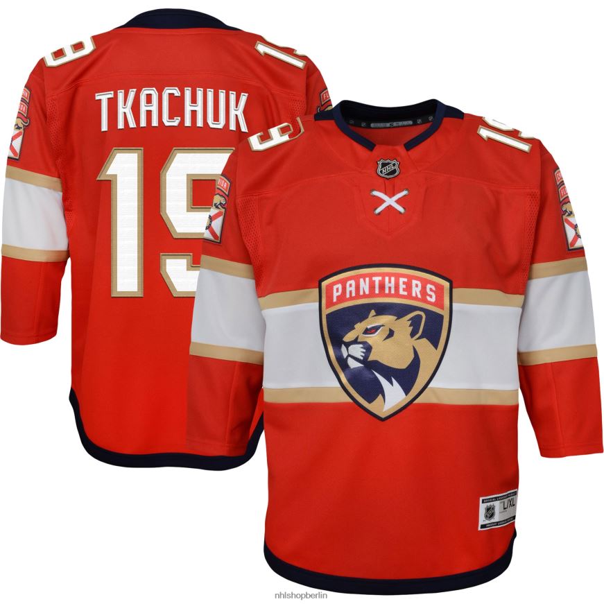 Jugend NHL Florida Panthers Matthew Tkachuk Rotes Premier-Spieler-Heimtrikot Kleidung BF680T426