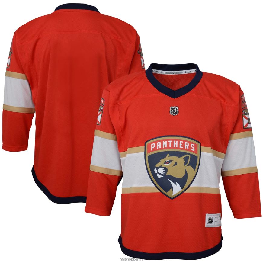 Jugend NHL Florida Panthers Red Home Replica Blanko-Trikot Kleidung BF680T1064