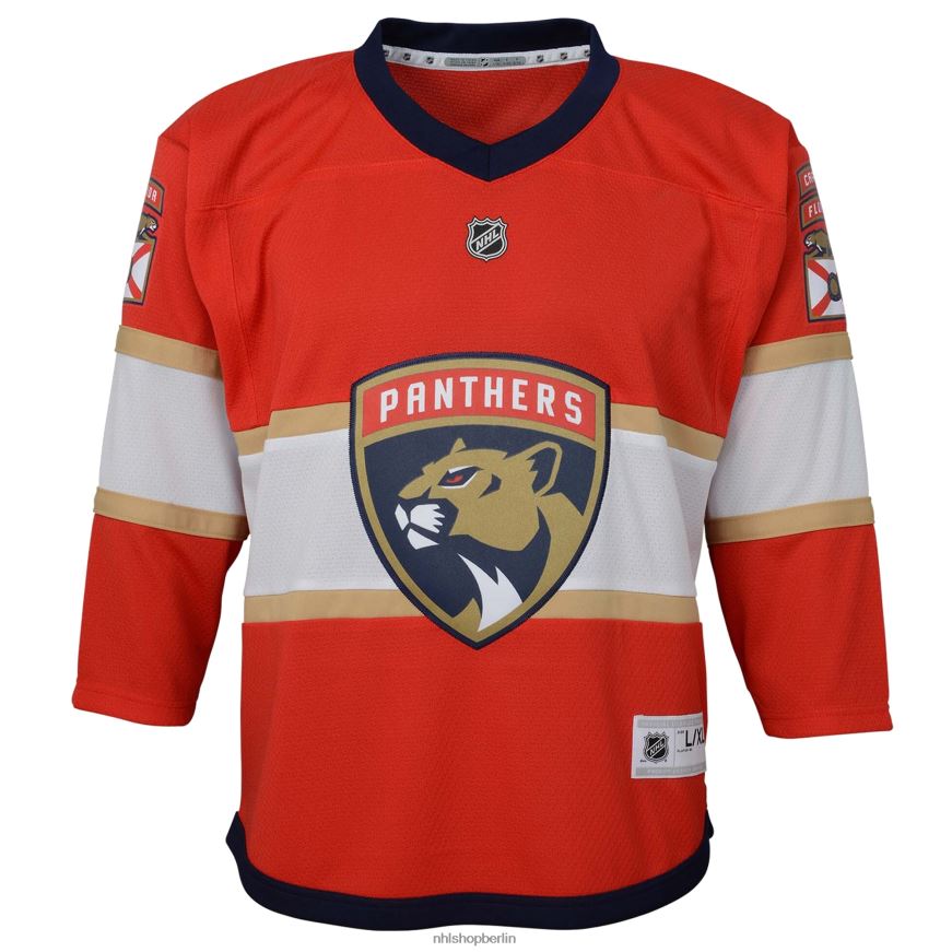 Jugend NHL Florida Panthers Red Home Replika-Trikot nach Maß Kleidung BF680T822