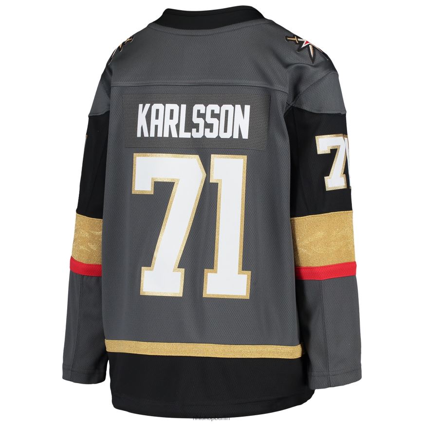 Jugend NHL Graues alternatives Premier-Breakaway-Spielertrikot der Vegas Golden Knights mit Fanatics-Logo von William Karlsson Kleidung BF680T1238