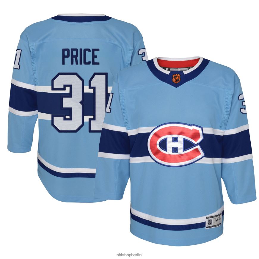 Jugend NHL Montreal Canadiens Carey Price Hellblaues Premier-Spieler-Trikot der Special Edition 20 Kleidung BF680T878