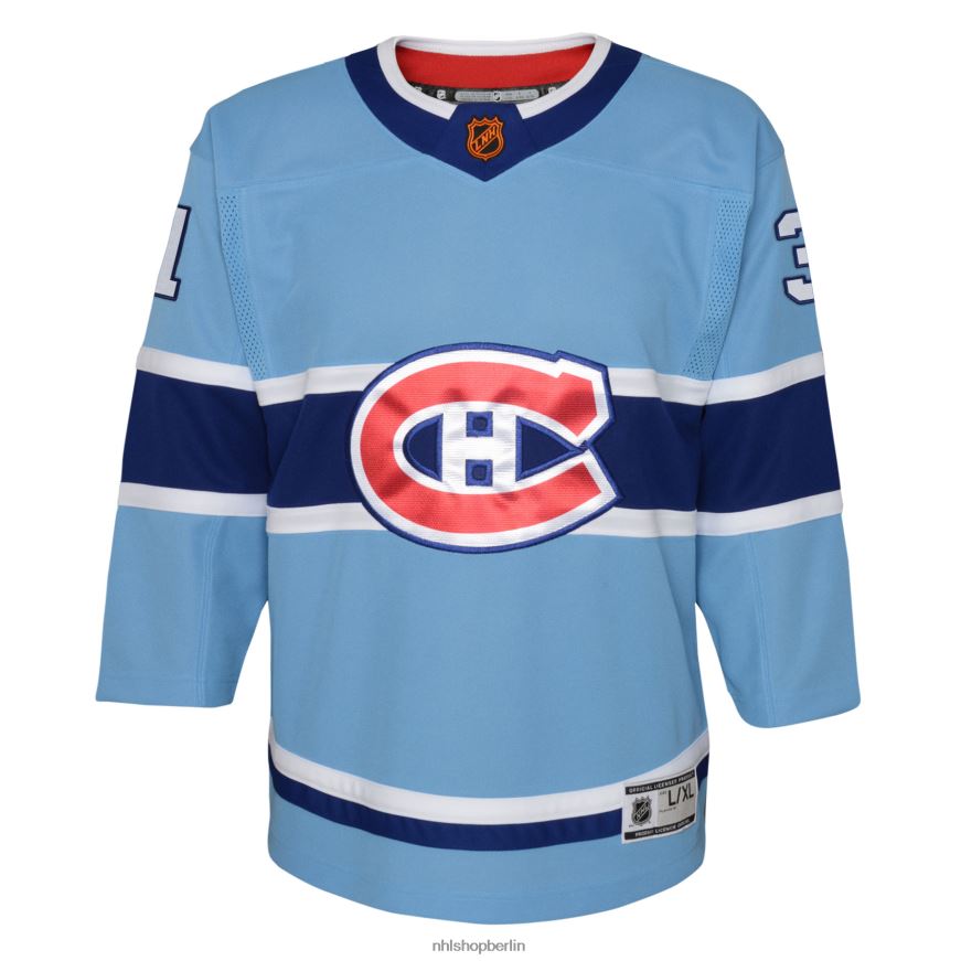 Jugend NHL Montreal Canadiens Carey Price Hellblaues Premier-Spieler-Trikot der Special Edition 20 Kleidung BF680T878