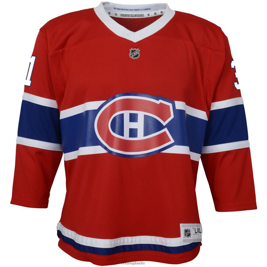 Jugend NHL Montreal Canadiens Carey Price rotes Heim-Replica-Spielertrikot Kleidung BF680T731