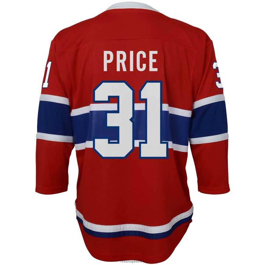 Jugend NHL Montreal Canadiens Carey Price rotes Heim-Replica-Spielertrikot Kleidung BF680T731