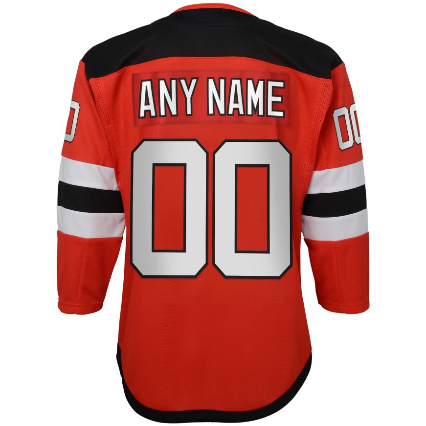 Jugend NHL New Jersey Devils Red Home Premier Custom Trikot Kleidung BF680T244