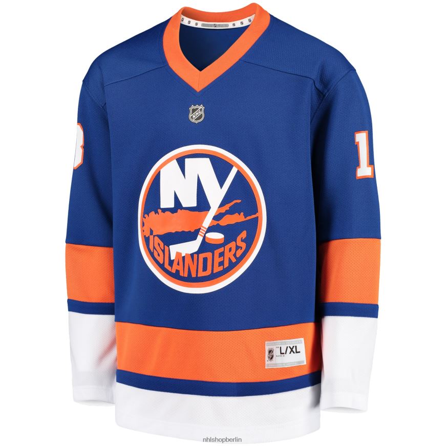 Jugend NHL New York Islanders Mathew Barzal Royal Heimspieler-Replik-Trikot Kleidung BF680T256