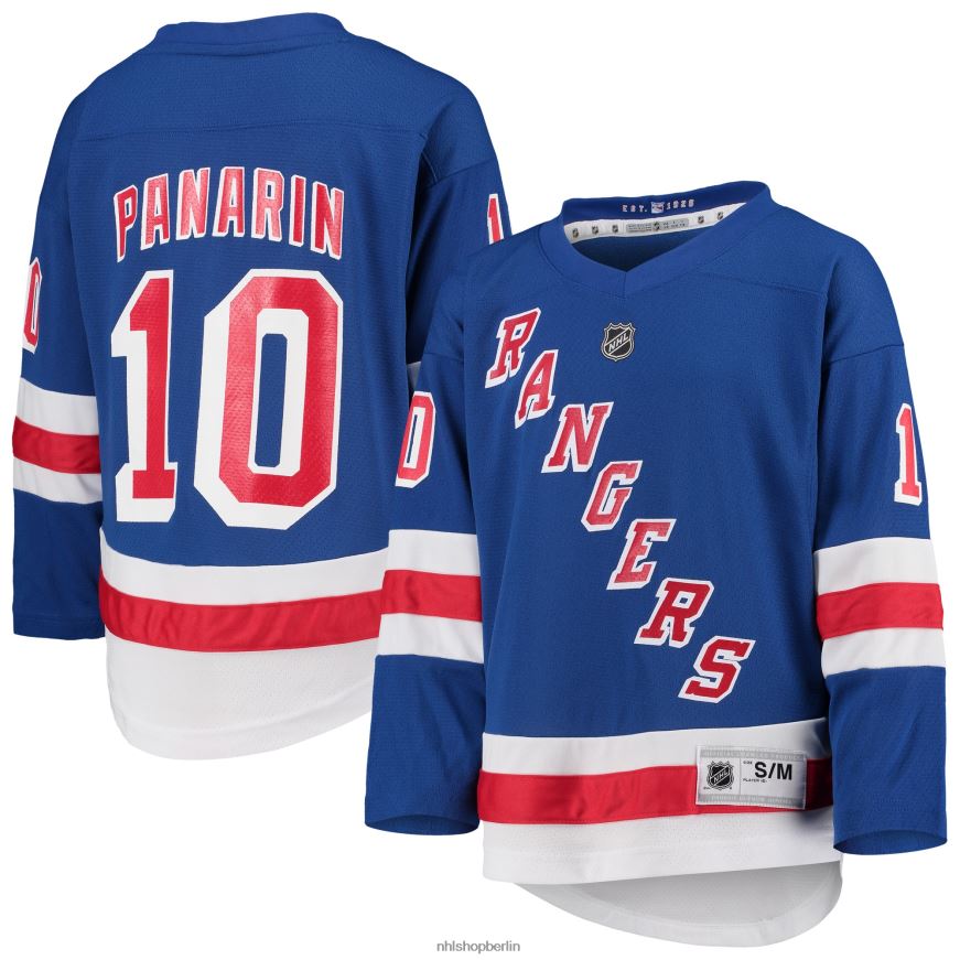 Jugend NHL New York Rangers Artemi Panarin Blaues Heim-Replika-Spielertrikot Kleidung BF680T129