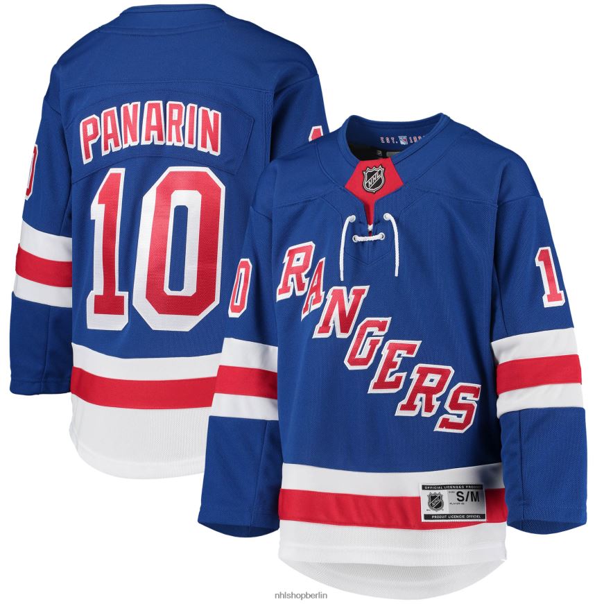 Jugend NHL New York Rangers Artemi Panarin Blaues Home-Premier-Spieler-Trikot Kleidung BF680T119