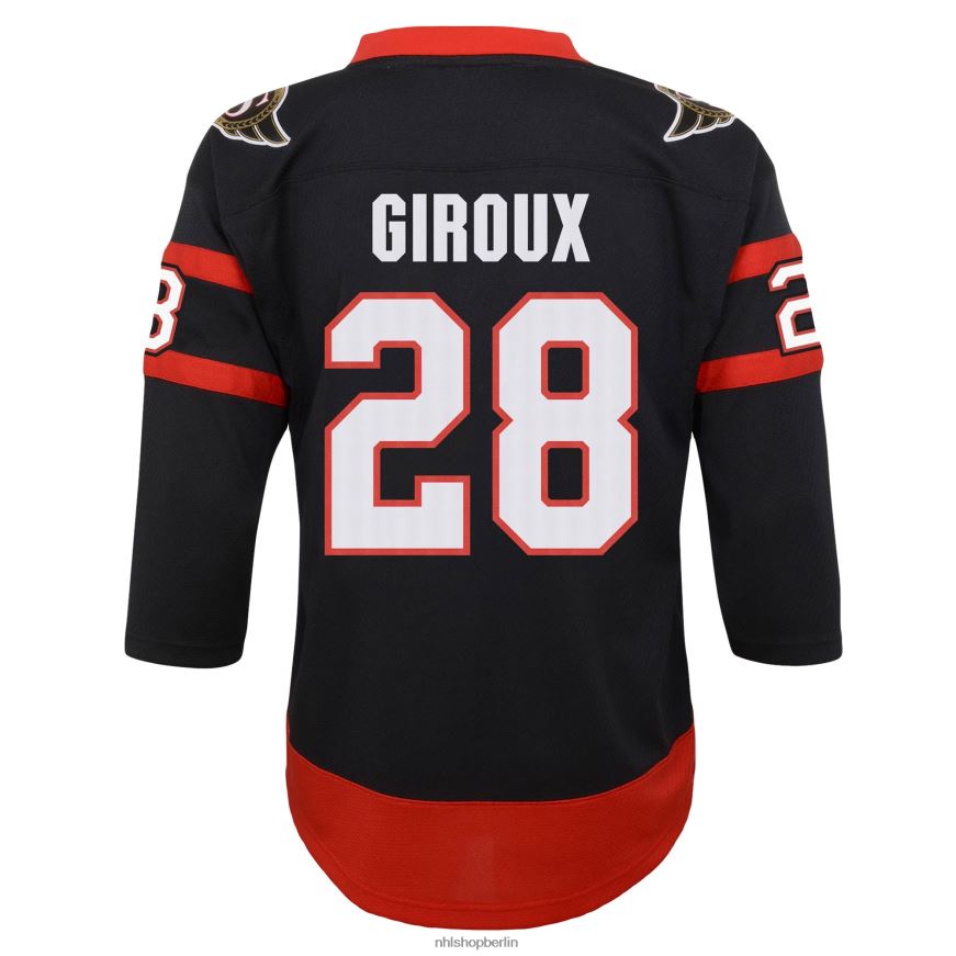 Jugend NHL Ottawa Senators Claude Giroux schwarzes Replika-Spielertrikot Kleidung BF680T801