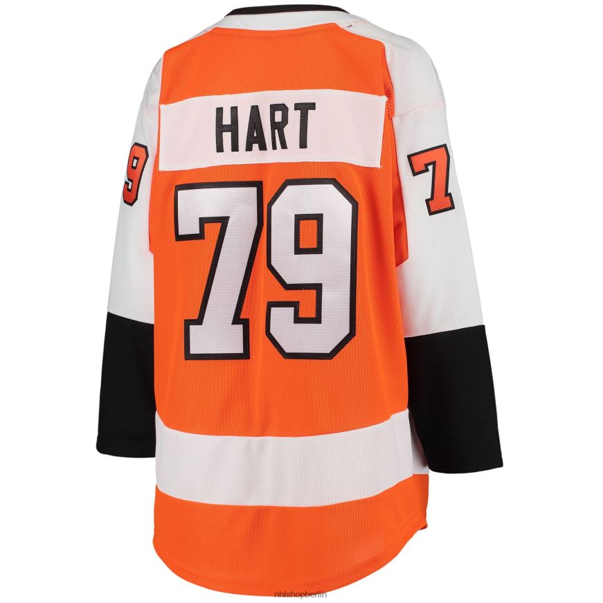 Jugend NHL Philadelphia Flyers Carter Hart Orange Heim-Premier-Spieler-Trikot Kleidung BF680T798