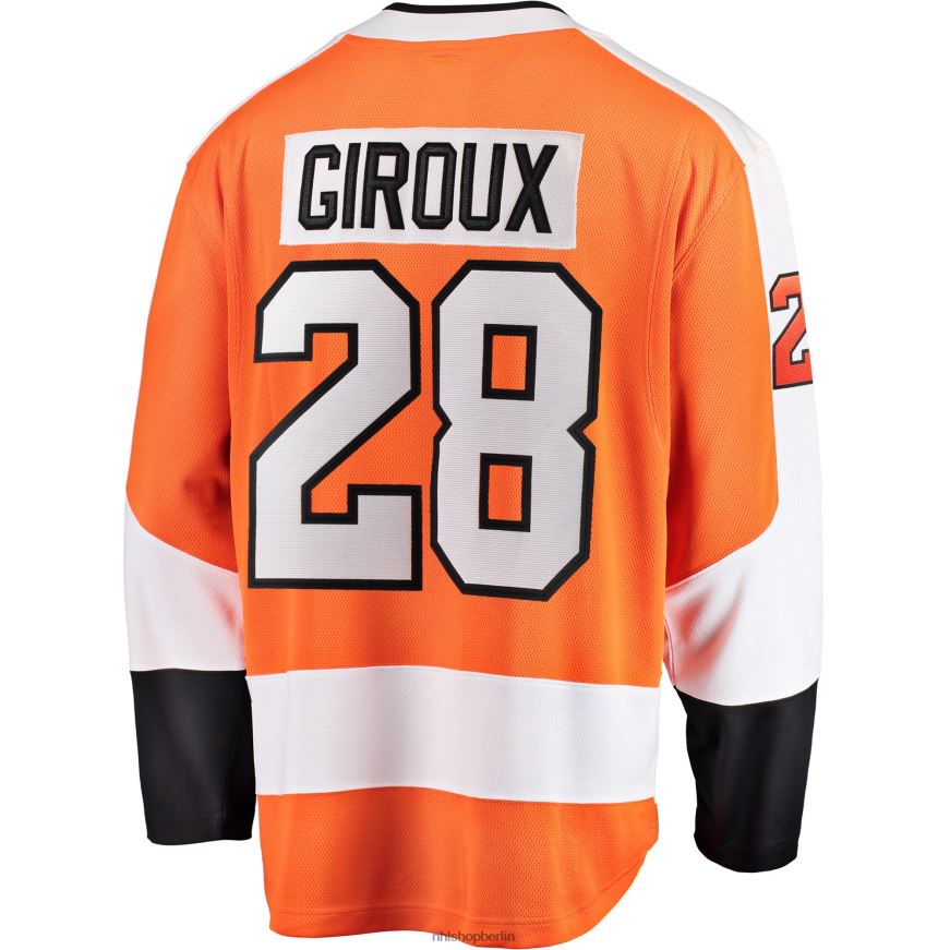 Jugend NHL Philadelphia Flyers Claude Giroux Fanatics-gebrandetes orangefarbenes Home-Breakaway-Spielertrikot Kleidung BF680T700