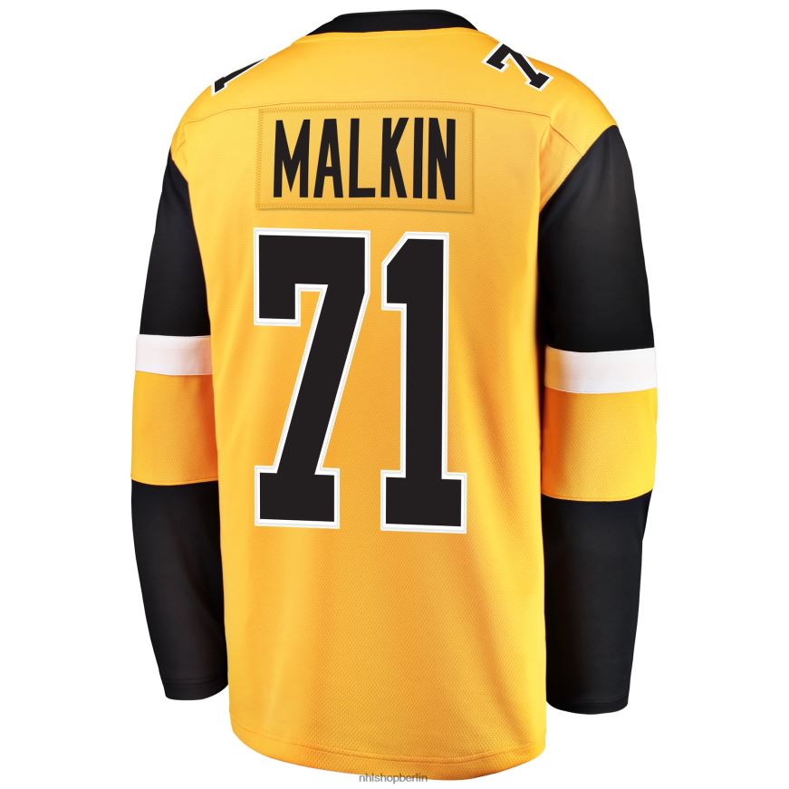 Jugend NHL Pittsburgh Penguins Evgeni Malkin Fanatics Branded Gold Alternative Breakaway Player Trikot Kleidung BF680T943