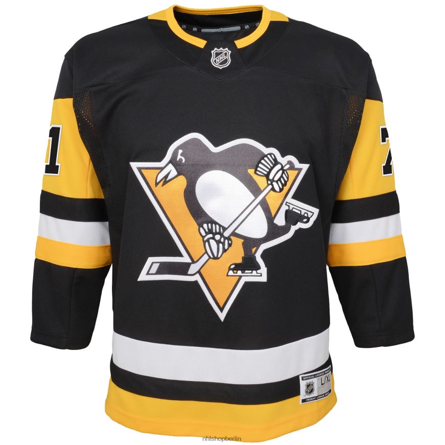 Jugend NHL Pittsburgh Penguins Evgeni Malkin schwarzes Premier-Spieler-Heimtrikot Kleidung BF680T428