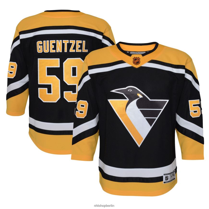 Jugend NHL Pittsburgh Penguins Jake Guentzel Black Special Edition 20 Premier-Spieler-Trikot Kleidung BF680T780