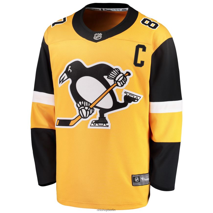 Jugend NHL Pittsburgh Penguins Sidney Crosby Fanatics Branded Gold Alternative Breakaway Player Trikot Kleidung BF680T568