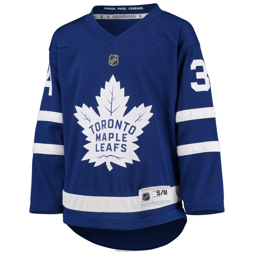 Jugend NHL Replika-Spielertrikot der Toronto Maple Leafs blaues Auston Matthews-Heimtrikot Kleidung BF680T258