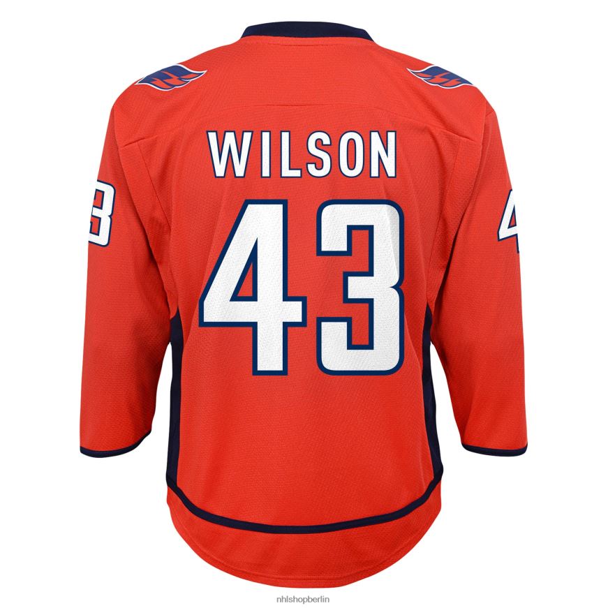 Jugend NHL Replika-Spielertrikot der Washington Capitals in Rot von Tom Wilson Kleidung BF680T2299