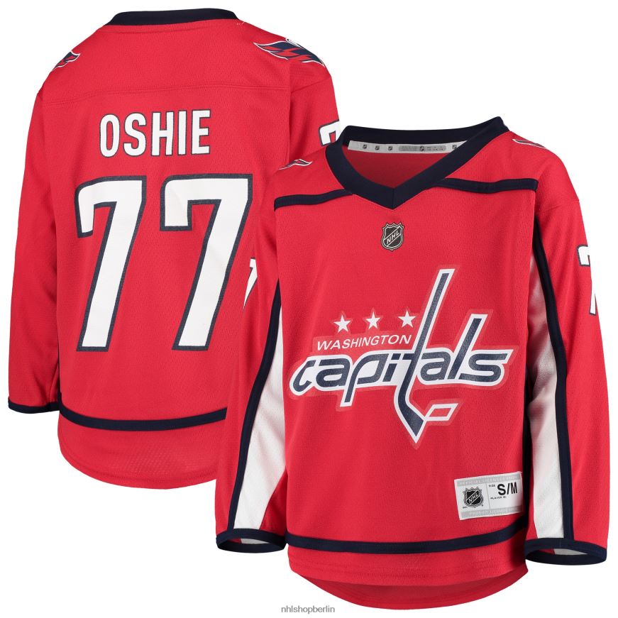 Jugend NHL Replika-Trikot des Heimspielers der Washington Capitals TJ Oshie in Rot Kleidung BF680T767