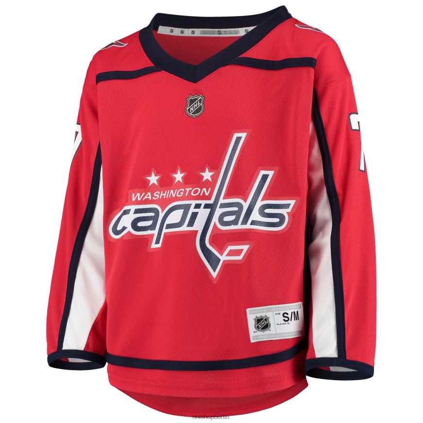 Jugend NHL Replika-Trikot des Heimspielers der Washington Capitals TJ Oshie in Rot Kleidung BF680T767