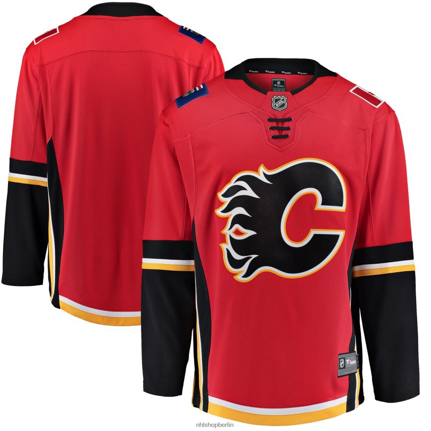 Jugend NHL Rot/Schwarzes Premier Breakaway Alternative-Trikot der Calgary Flames Fanatics Kleidung BF680T1346