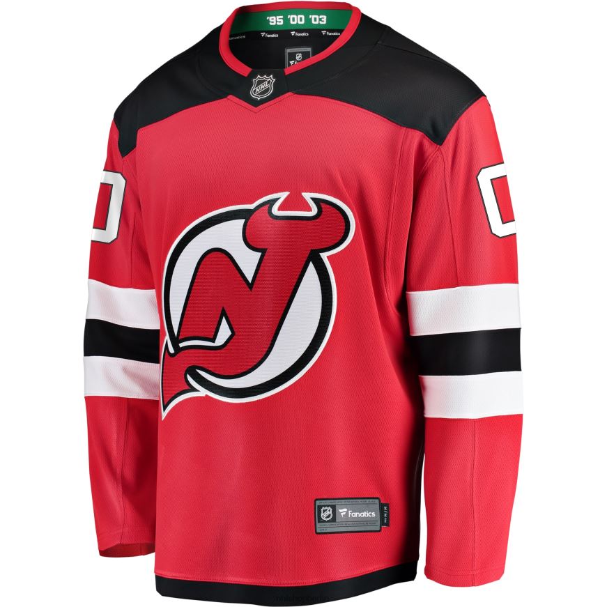 Jugend NHL Rotes Home-Breakaway-Trikot der New Jersey Devils Fanatics nach Maß Kleidung BF680T553