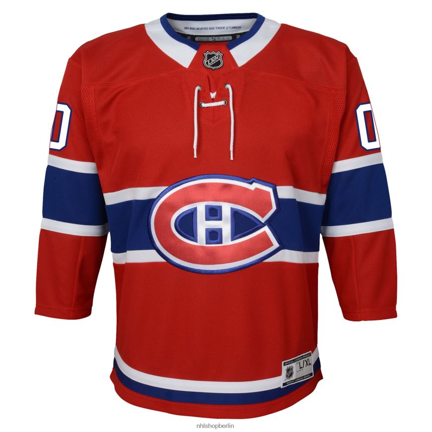 Jugend NHL Rotes Home-Premier-Trikot der Montreal Canadiens nach Maß Kleidung BF680T589