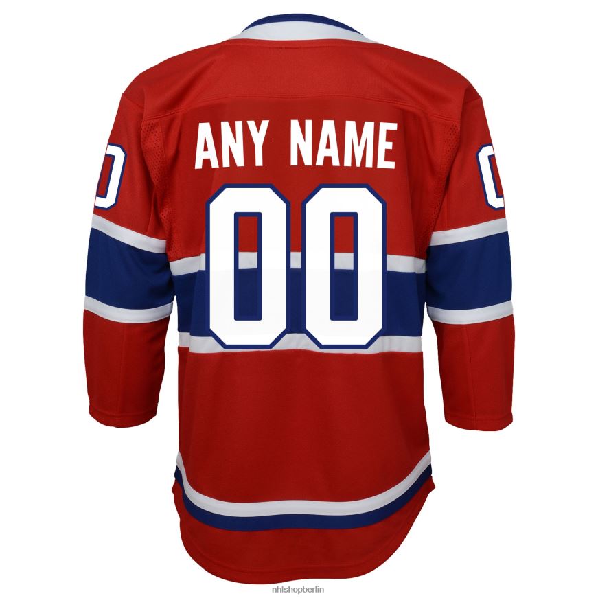 Jugend NHL Rotes Home-Premier-Trikot der Montreal Canadiens nach Maß Kleidung BF680T589