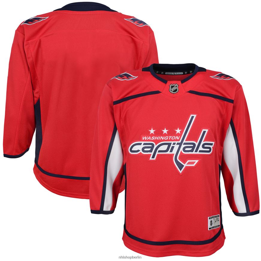 Jugend NHL Rotes Premier-Heimtrikot der Washington Capitals Kleidung BF680T2000