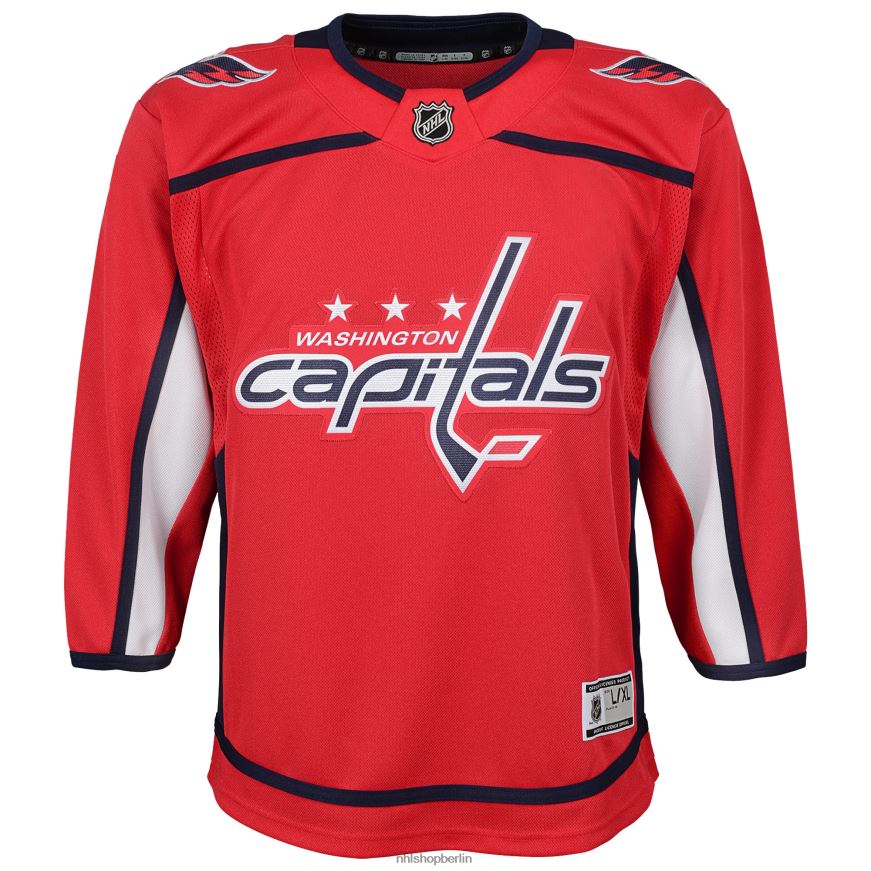 Jugend NHL Rotes Premier-Heimtrikot der Washington Capitals Kleidung BF680T2000