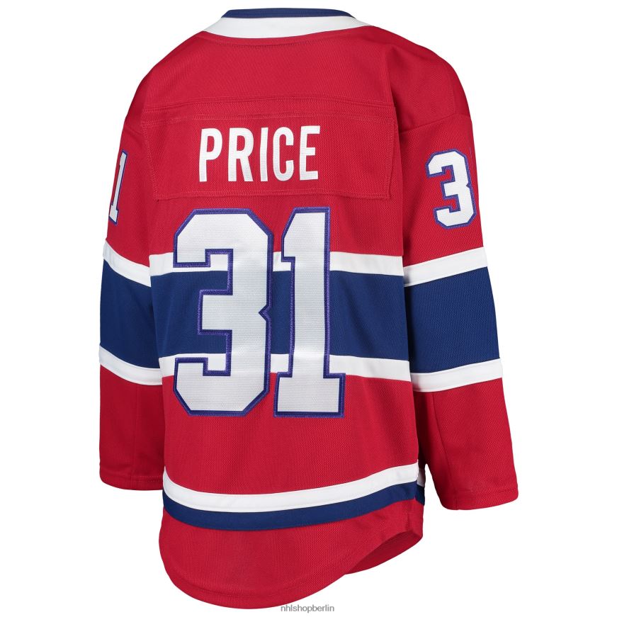 Jugend NHL Rotes Premier-Spieler-Trikot der Montreal Canadiens Carey Price Kleidung BF680T449