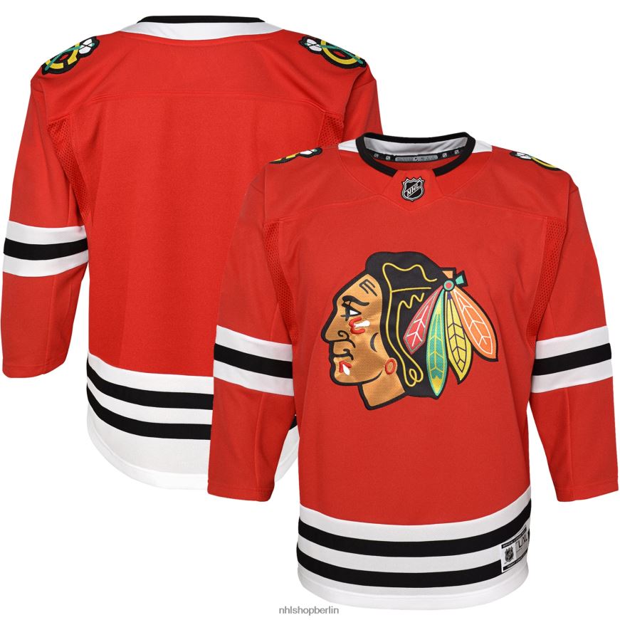 Jugend NHL Rotes Premier-Trikot der Chicago Blackhawks Kleidung BF680T1419