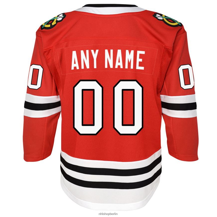 Jugend NHL Rotes Premier-Trikot der Chicago Blackhawks nach Maß Kleidung BF680T561