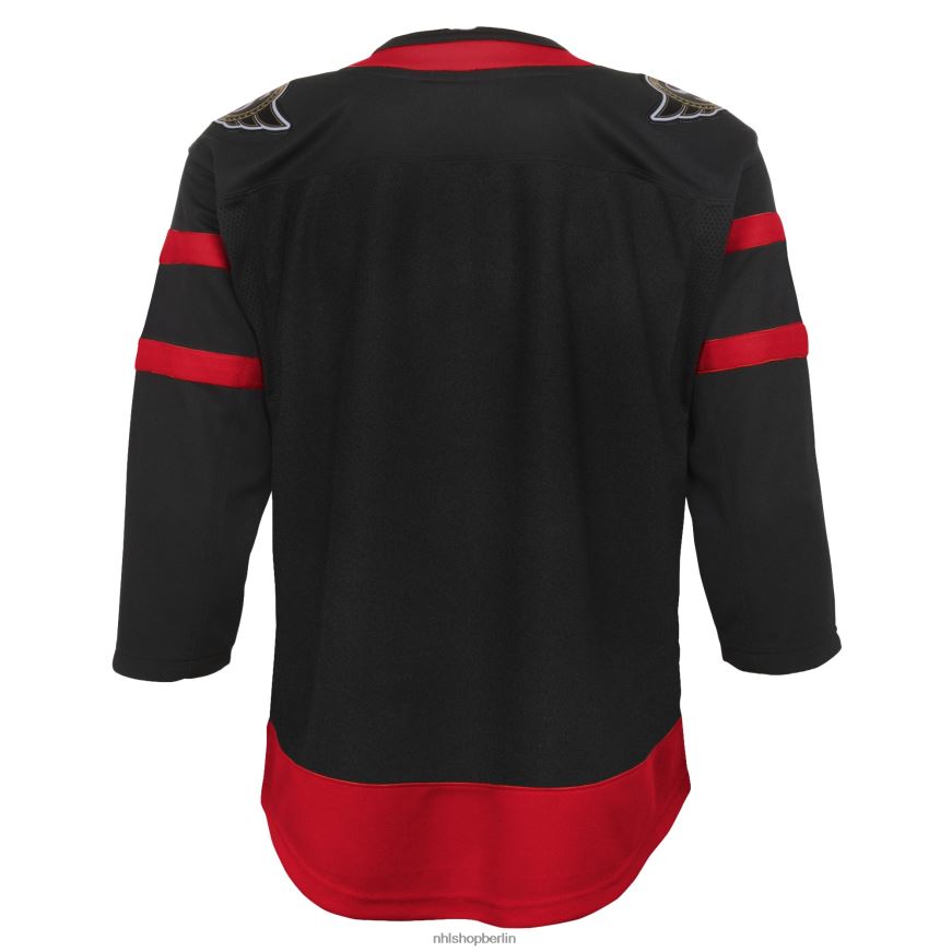 Jugend NHL Schwarzes Heim-Premier-Trikot der Ottawa Senators Kleidung BF680T1262