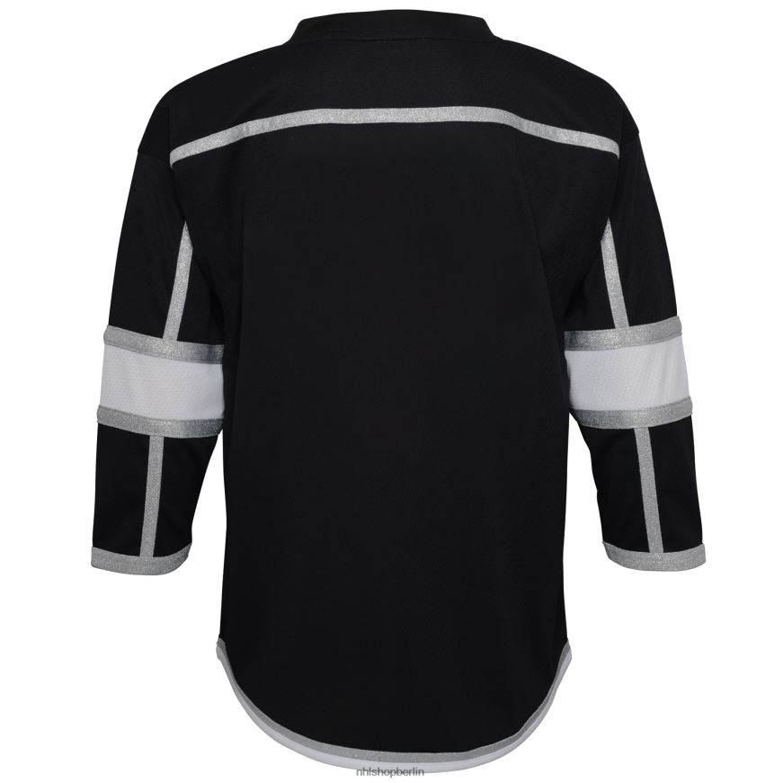 Jugend NHL Schwarzes Heimtrikot der Los Angeles Kings unbedruckt Replika Kleidung BF680T1038