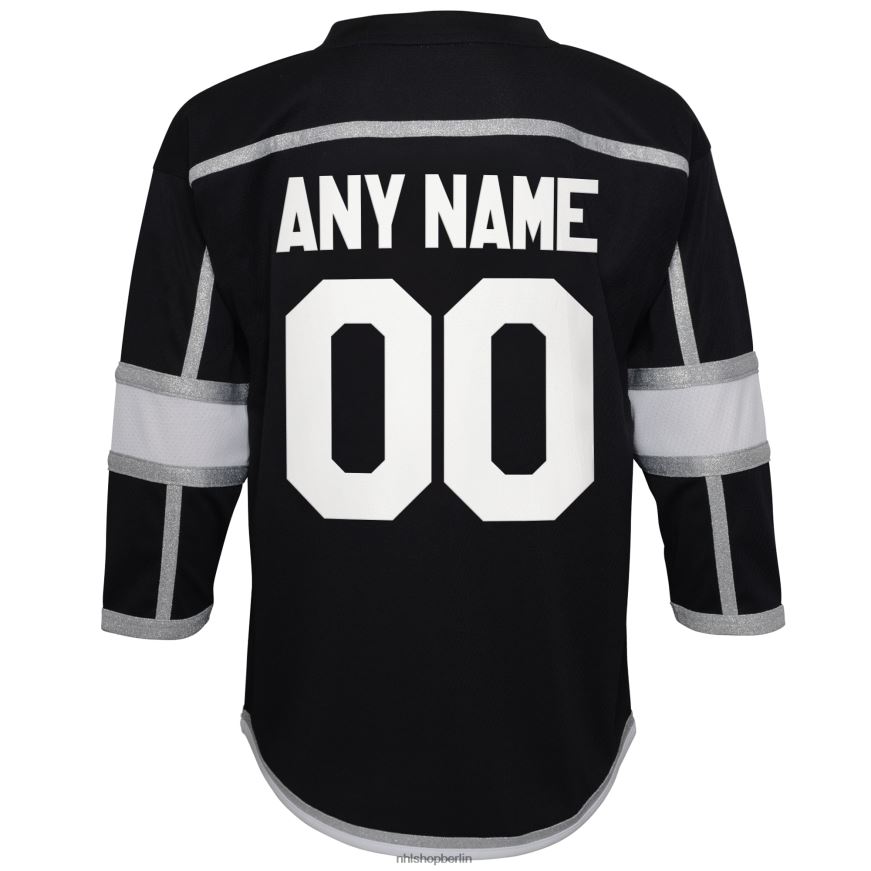 Jugend NHL Schwarzes Replika-Heimtrikot der Los Angeles Kings nach Maß Kleidung BF680T284