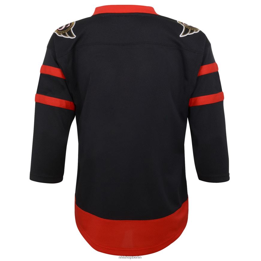 Jugend NHL Schwarzes Replika-Heimtrikot der Ottawa Senators Kleidung BF680T1810