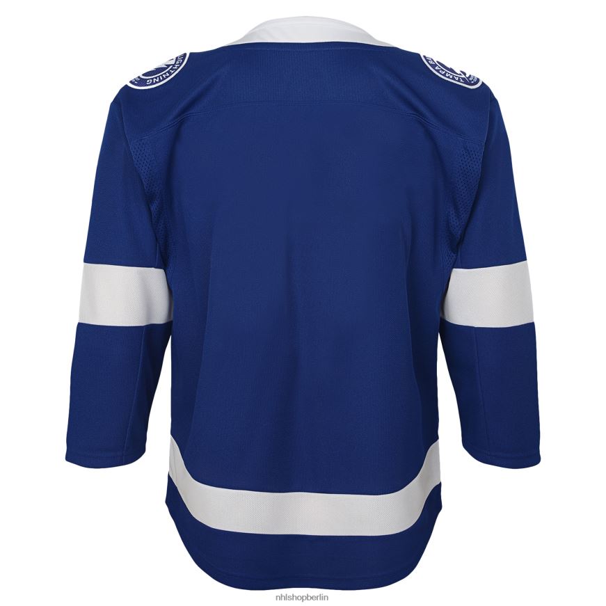 Jugend NHL Tampa Bay Lightning Blue Heim-Premier-Trikot Kleidung BF680T1503