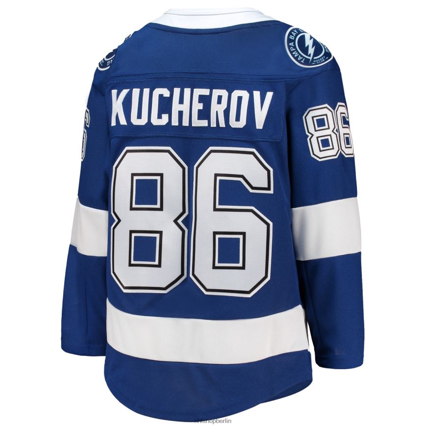 Jugend NHL Tampa Bay Lightning Nikita Kucherov blaues Home-Premier-Spieler-Trikot Kleidung BF680T682