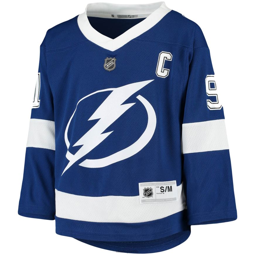 Jugend NHL Tampa Bay Lightning Steven Stamkos blaues Heim-Replika-Spielertrikot Kleidung BF680T134