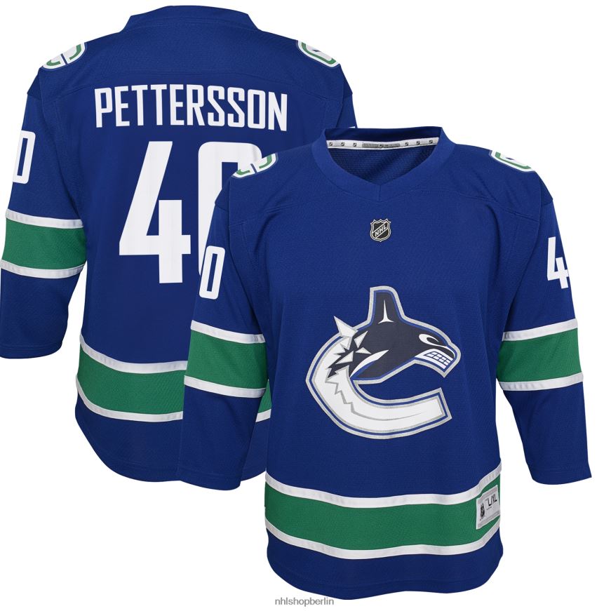 Jugend NHL Vancouver Canucks Elias Pettersson Blau 2019/20 Replika-Spielertrikot Kleidung BF680T866